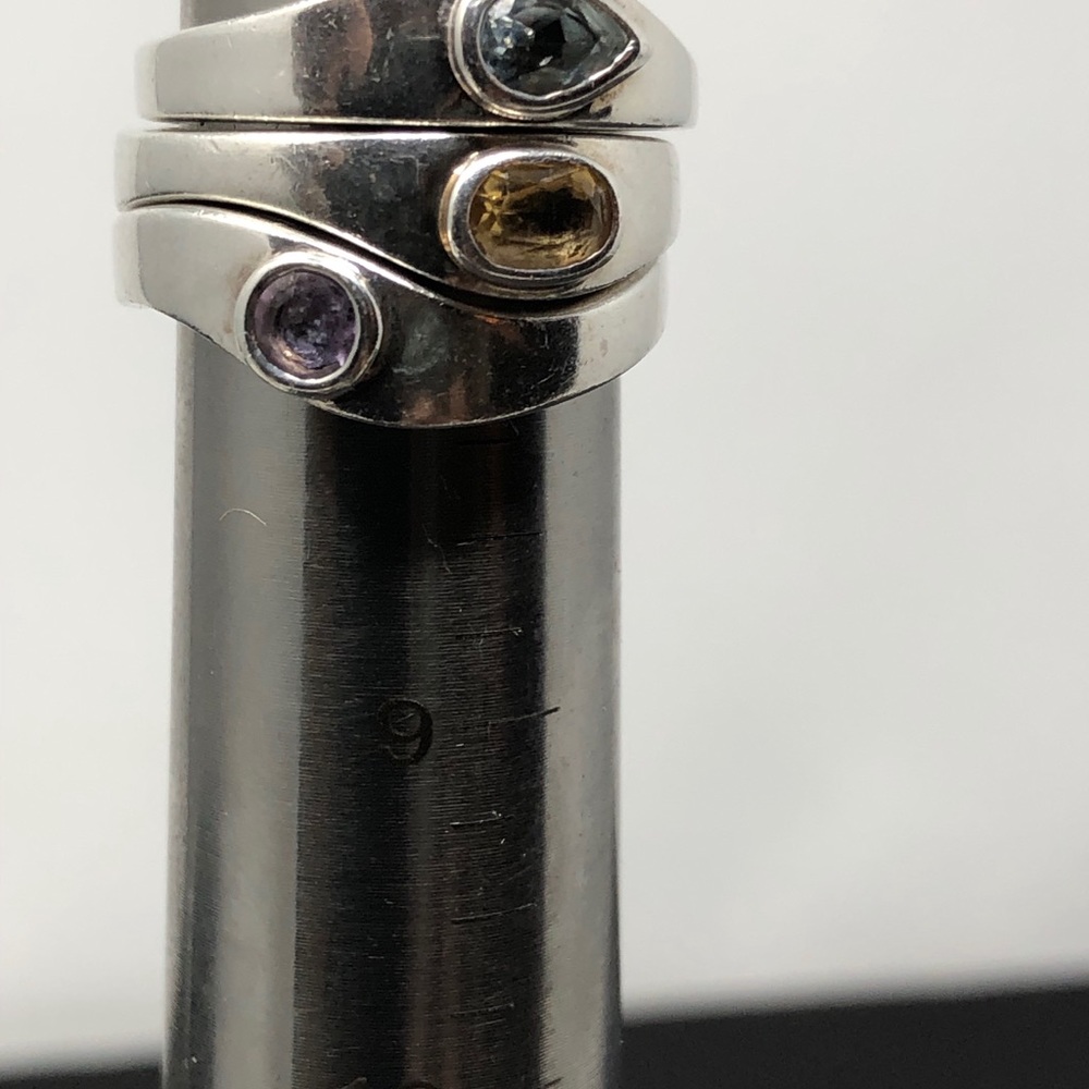 Sterling Silver Stackable Rings - image 3